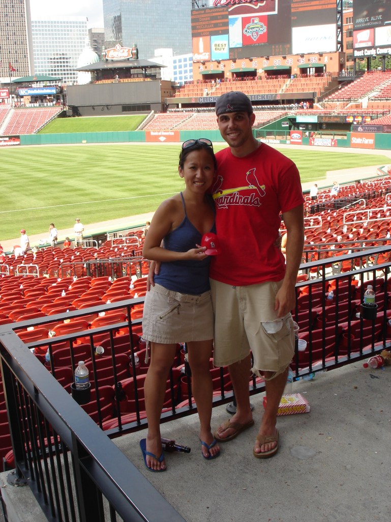 Hanging around post game to actually experience the stadium