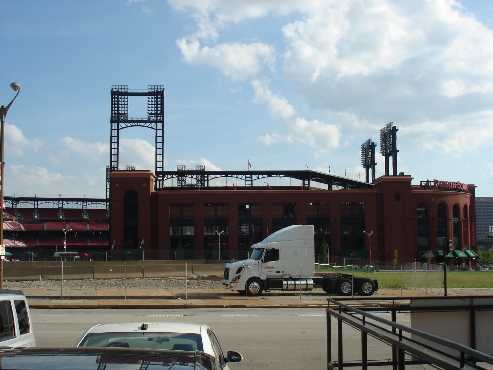 En route to Busch Stadium...so close...