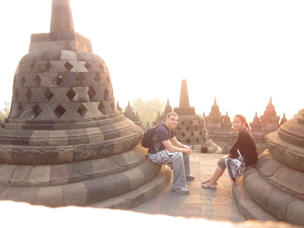 Chilling Atop Borobudur