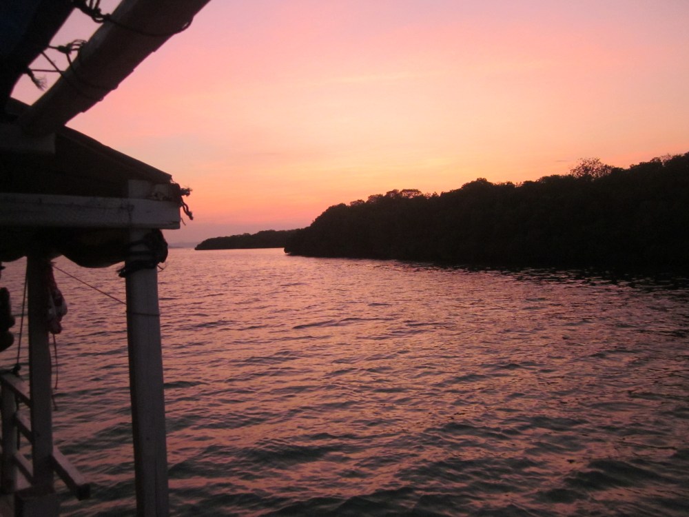 Sunset near Kalong 
