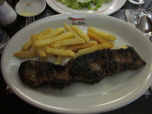 My grilled steak at La Romana...not too bad!