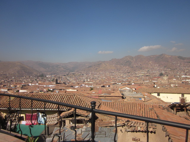 Well, this view made our climb uphill worth it!