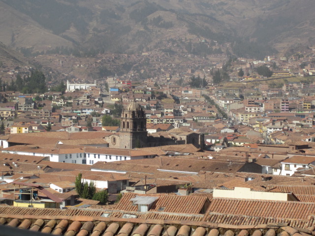 Our terrace at our hotel gave us a 360 birds eye view of the city