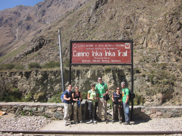 The beginning of the Inca Trail.  Here we go...