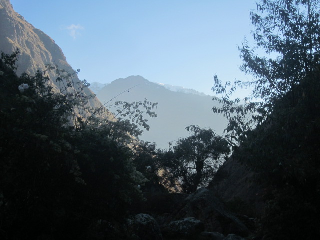 Good morning indeed...the view outside of our tent