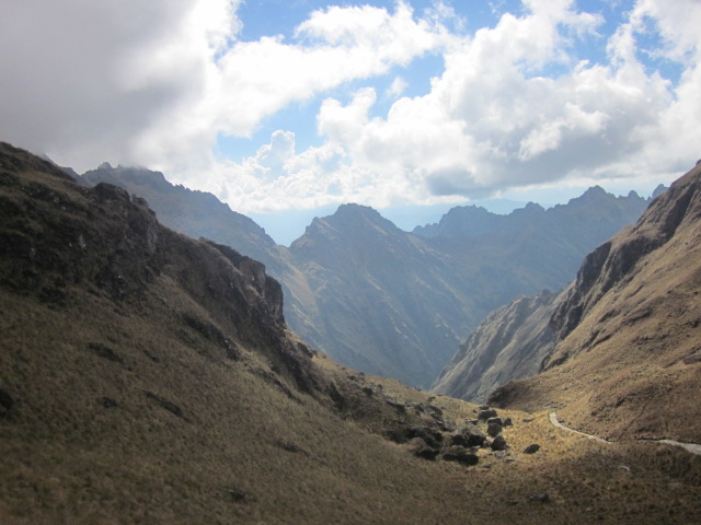 On the other side of the summit was the 4000 feet we had to walk back down