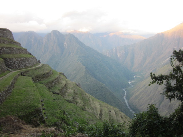 Approaching the ruins at Winay Wayna, "forever young"