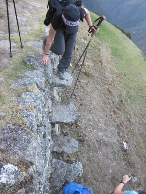 In case we didn't encounter enough steps, the Incas built more crazy steps into their terraces