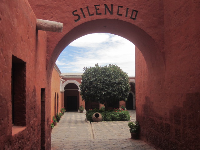 Entering the Santa Catalina Monastery
