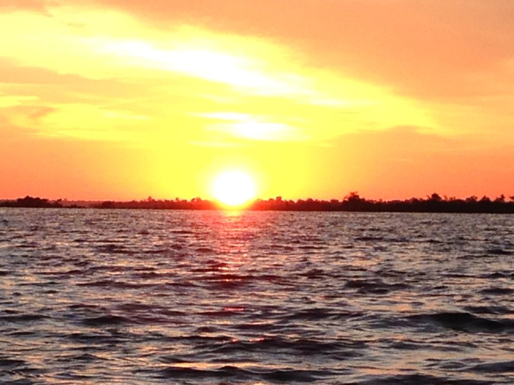 One of the most unbelievable sunsets I've ever seen