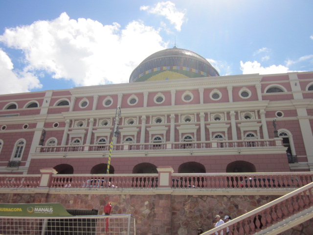 Exterior of Teatro Amazonas