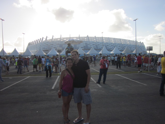 Outside Arena Pernambuco