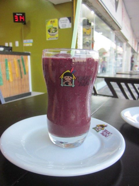 Delicious acai smoothie