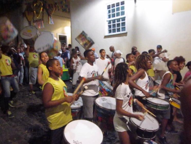 Nightly street performance