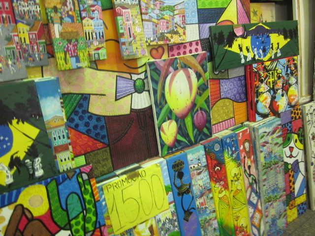 Some really cool artwork inside the market